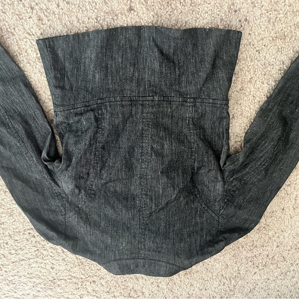 Bebe Charcoal Denim Jacket